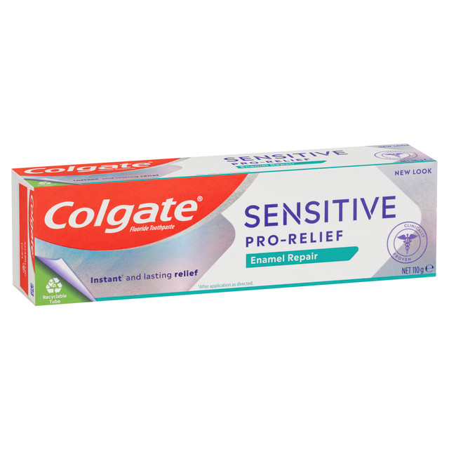 Colgate Sensitive Pro-Relief Enamel Repair Toothpaste, 110g, Clinically Proven Sensitive Teeth Pain Relief