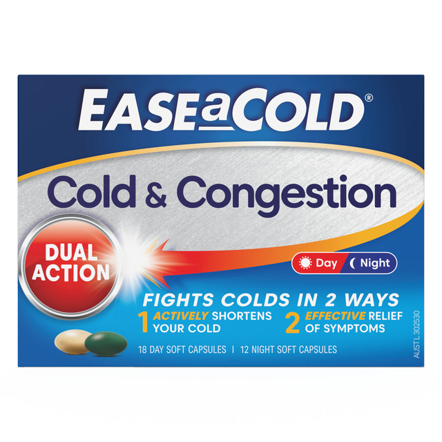 EASEaCOLD Cold & Congestion Day/Night 30s