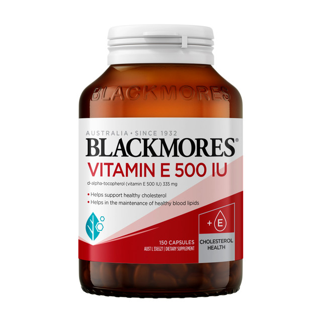 Blackmores Vitamin E 500 IU 150 Capsules Blackmores Vitamin E 500 IU 150 Capsules