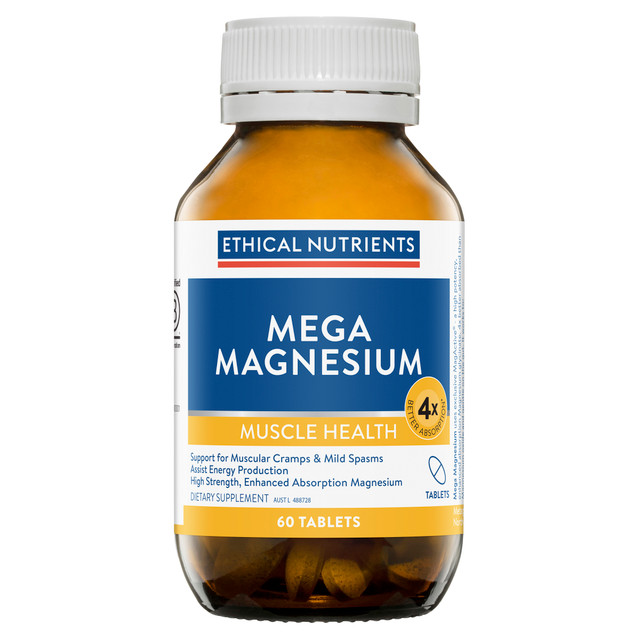 Ethical Nutrients Mega Magnesium 60 Tablets Ethical Nutrients Mega Magnesium 60 Tablets