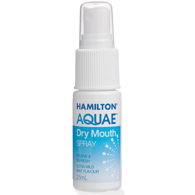 Hamiltons Aquae Dry Mouth Spray 25ml