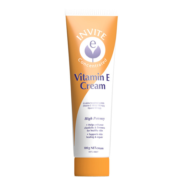 Invite E Concentrated Vitamin E Cream 100g Invite E Concentrated Vitamin E Cream 100g