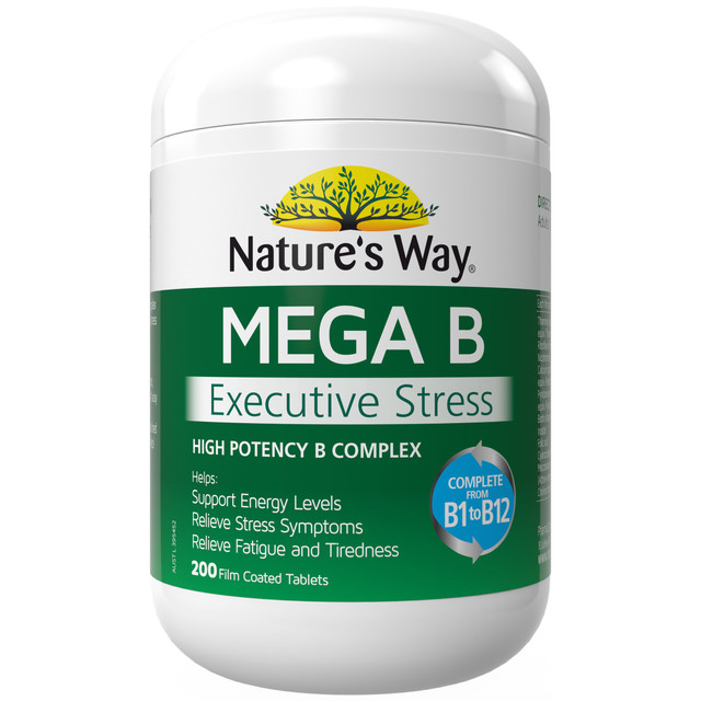 Nature's Way Mega B 200 Tablets