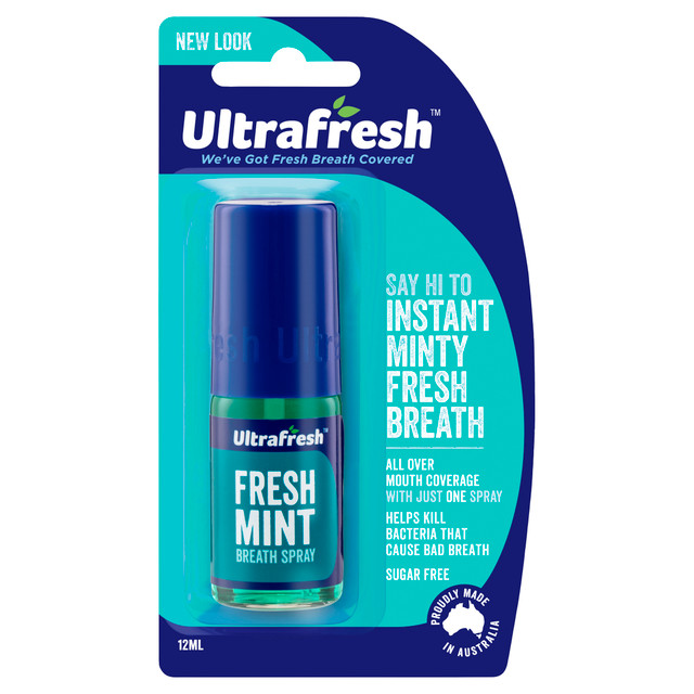 Ultrafresh Breath Spray Fresh Mint 12mL