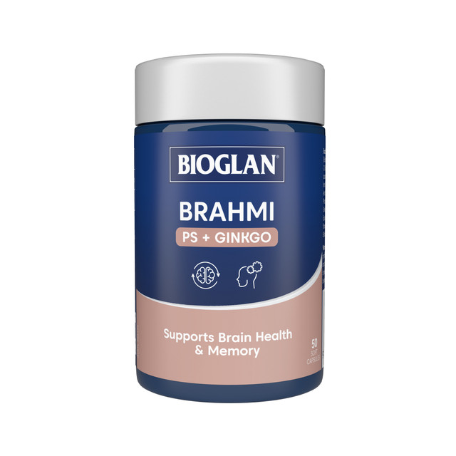 Bioglan Brahmi + PS+ Ginkgo 50 Capsules Bioglan Brahmi + PS+ Ginkgo 50 Capsules