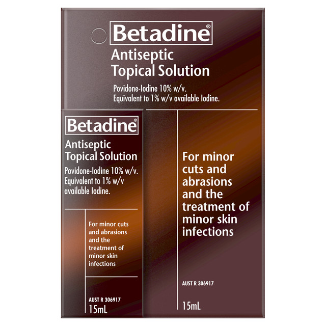 Betadine Antiseptic Topical Solution 15mL Betadine Antiseptic Topical Solution 15mL