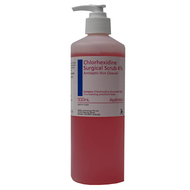 Chlorhexidine Surgical Scrub 4% 500ml