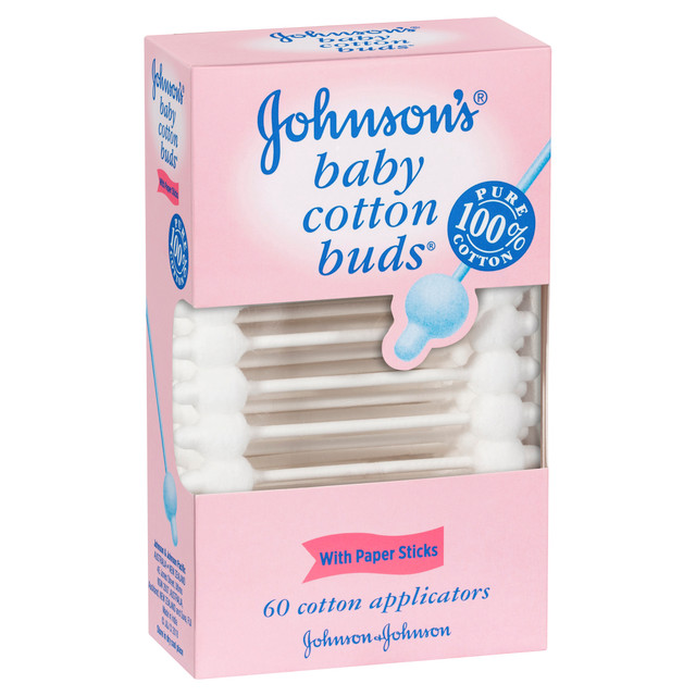 Johnson's Gentle Baby Cotton Buds 60 Pack
