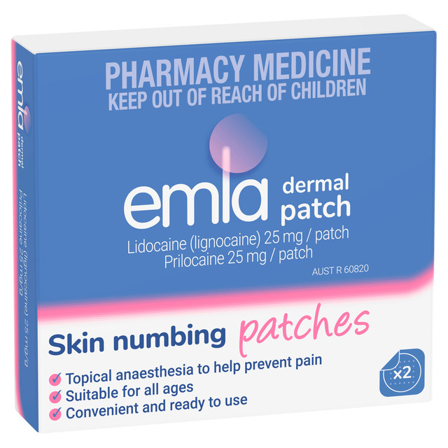 Emla 5% Skin Numbing Patches (2 pack) Emla 5% Skin Numbing Patches (2 pack)