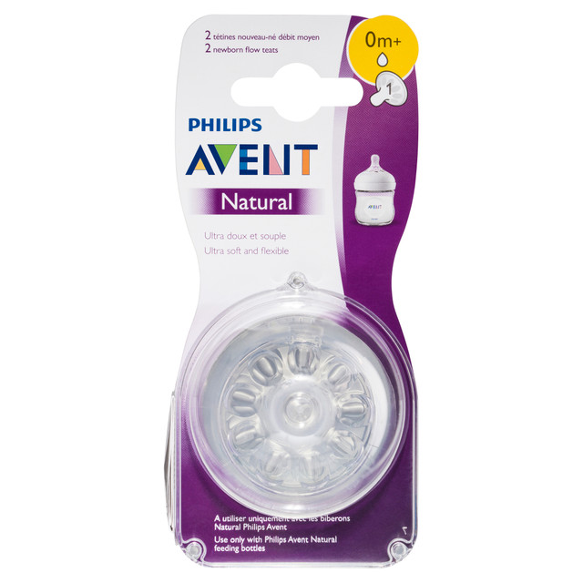 Avent Natural Response Tétine - Débit 3m+ - Pack de 2 - PharmaJ