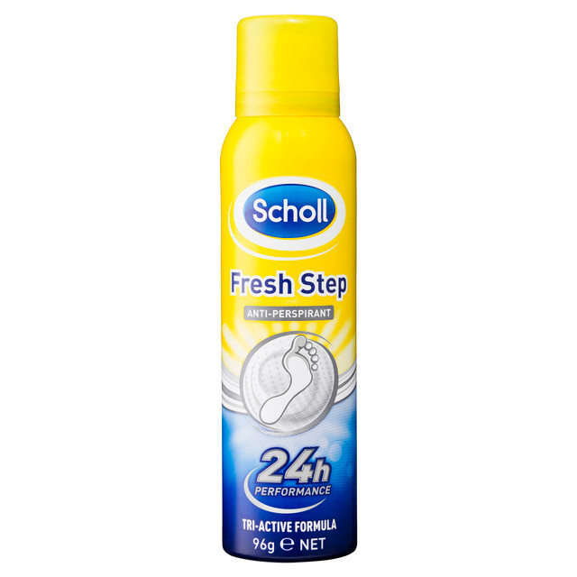 Scholl Fresh Step Antiperspirant Foot Spray 96g Scholl Fresh Step Antiperspirant Foot Spray 96g