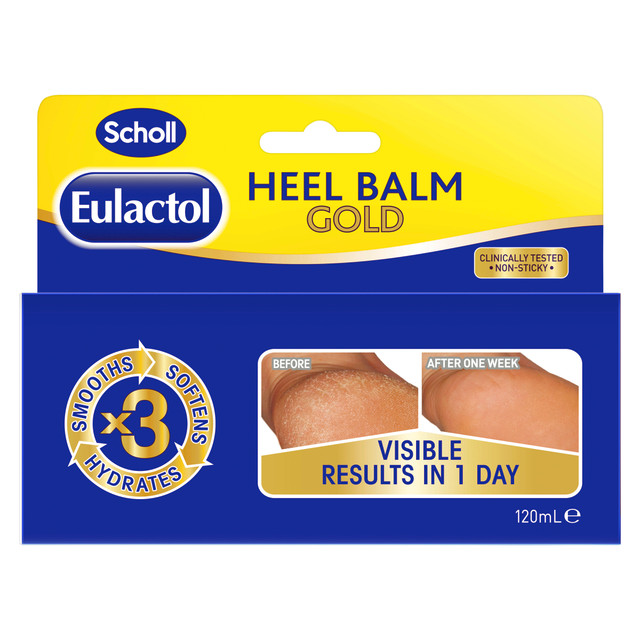 Scholl Eulactol Cracked Heel Balm Gold 120ml