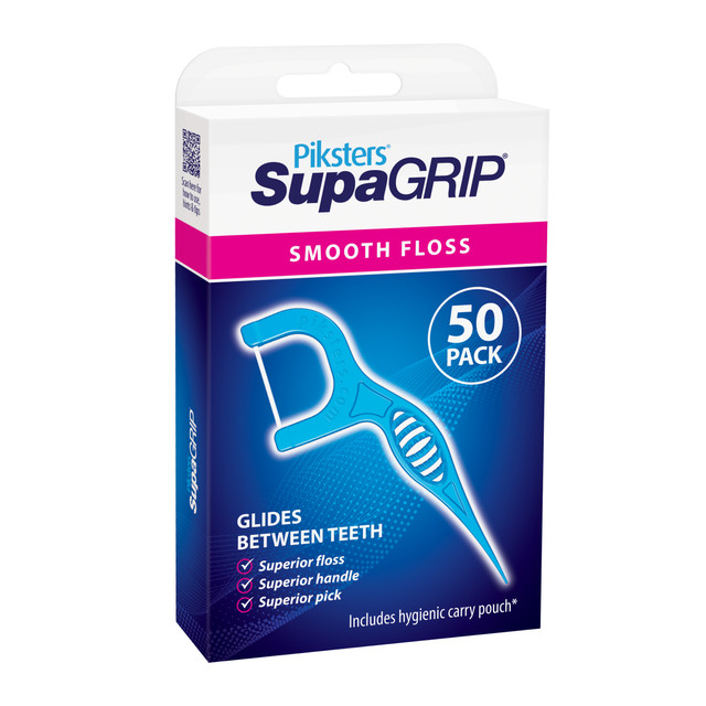 Piksters SupaGRIP Floss Picks 50pk Piksters SupaGRIP Floss Picks 50pk