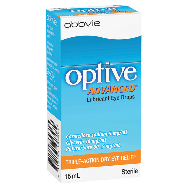 Optive Advanced® Lubricant Eye Drops 15 mL Optive Advanced® Lubricant Eye Drops 15 mL