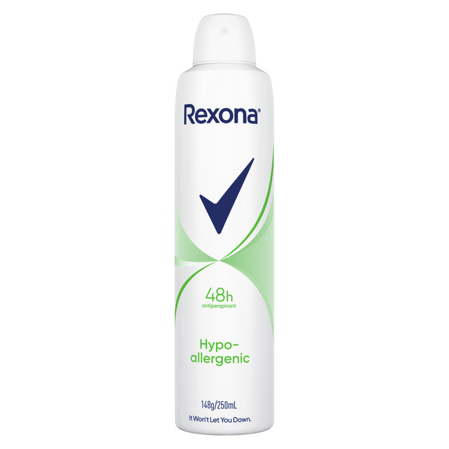 REXONA WOMEN ANTIPERSPIRANT AEROSOL HYPOALLERGENIC 250 ML