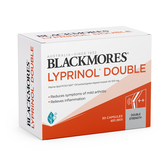 Blackmores Lyprinol Double 30 Capsules Blackmores Lyprinol Double 30 Capsules