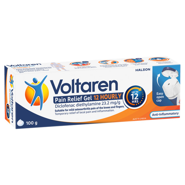 Voltaren Pain Relief Gel 12 Hourly 100g Voltaren Pain Relief Gel 12 Hourly 100g