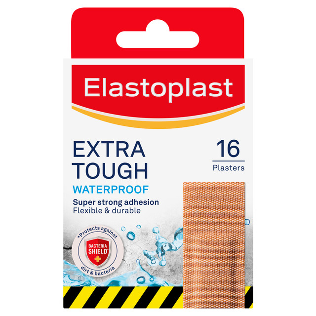 Elastoplast Extra Tough Waterproof 16 Pack Elastoplast Extra Tough Waterproof 16 Pack