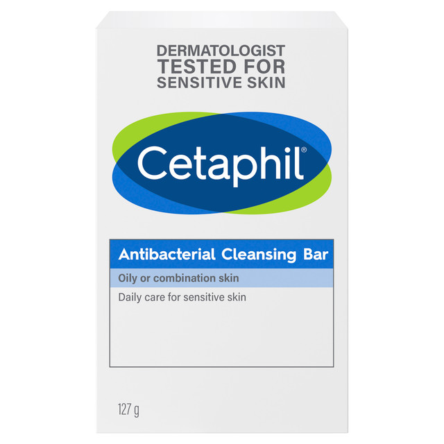 Cetaphil Antibacterial Cleansing Bar 127g Cetaphil Antibacterial Cleansing Bar 127g