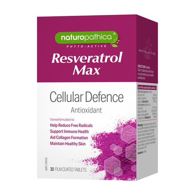 Naturopathica Phyto-Active Resveratrol Max 30s Naturopathica Phyto-Active Resveratrol Max 30s