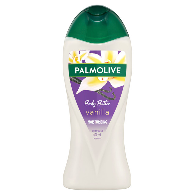 Palmolive Body Butter Vanilla 400mL, Moisturising Body Wash