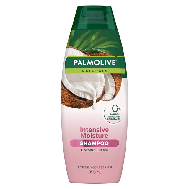 Palmolive Naturals Hair Shampoo, 350mL, Intensive Moisture with Coconut Cream, For Coarse or Dry Hair Palmolive Naturals Hair Shampoo, 350mL, Intensive Moisture with Coconut Cream, For Coarse or Dry Hair