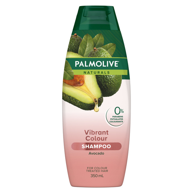 Palmolive Naturals Hair Shampoo, 350mL, Avocado, Vibrant Colour, For Colour Treated Hair Palmolive Naturals Hair Shampoo, 350mL, Avocado, Vibrant Colour, For Colour Treated Hair