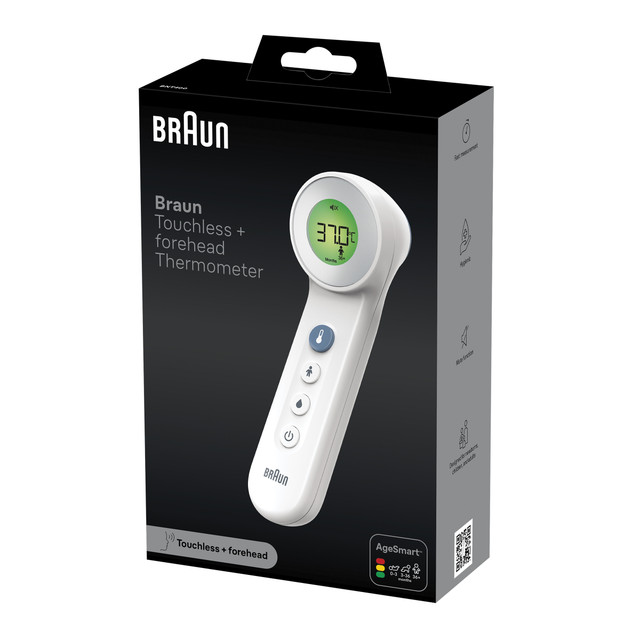 Braun Touchless + Forehead Thermometer