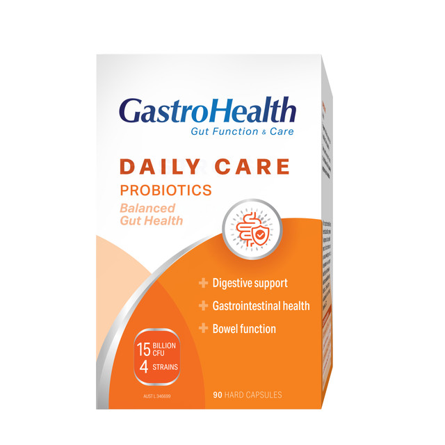 GastroHealth Gut Function & Care Daily Care Probiotics 90s