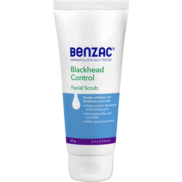 Benzac Blackhead Control Facial Scrub 60g Benzac Blackhead Control Facial Scrub 60g