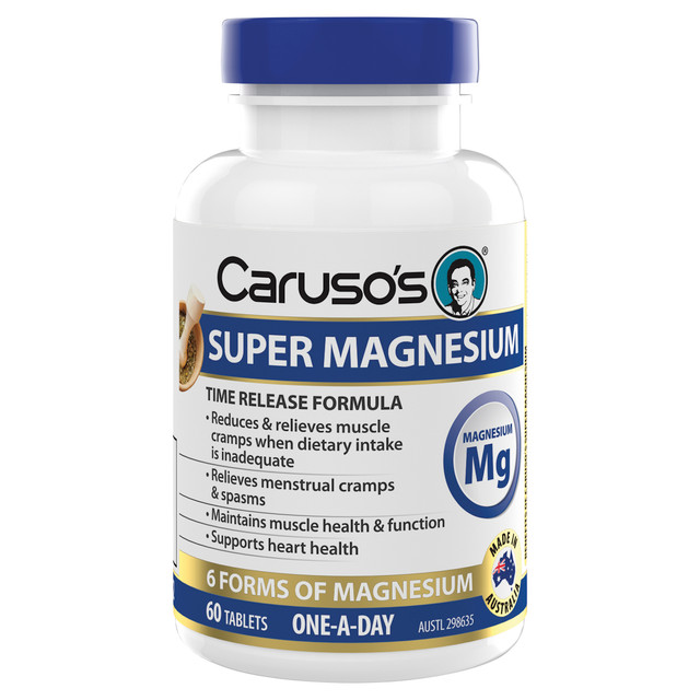 Caruso's Super Magnesium 60 Tablets Caruso's Super Magnesium 60 Tablets