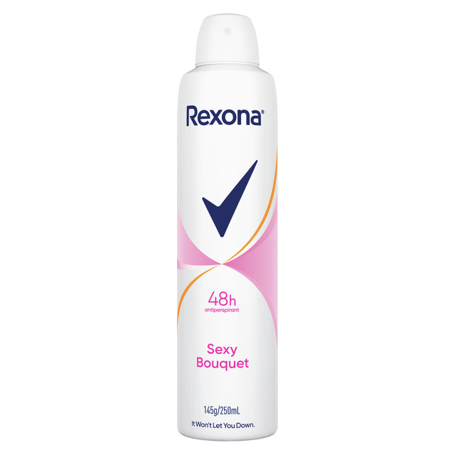 REXONA WOMEN ANTIPERSPIRANT AEROSOL SEXY BOUQUET 250 ML REXONA WOMEN ANTIPERSPIRANT AEROSOL SEXY BOUQUET 250 ML