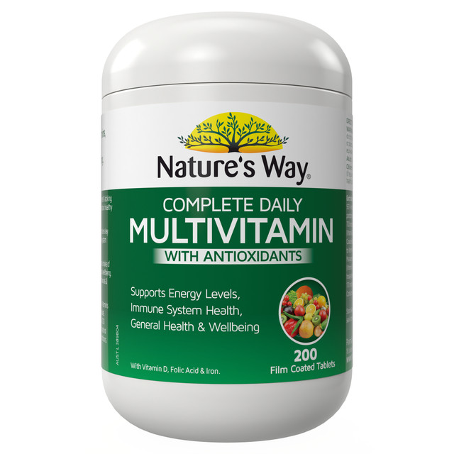 Nature's Way Complete Daily Multivitamin 200 Tablets