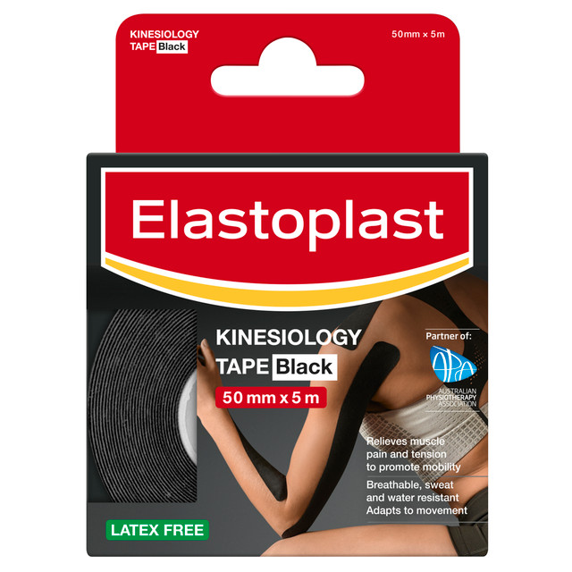 Elastoplast Kinesiology Tape (Black) 50mm x 5m Elastoplast Kinesiology Tape (Black) 50mm x 5m