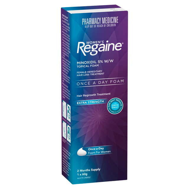 Regaine Women's Extra Strength Minoxidil Foam Hair Regrowth Treatment 60g