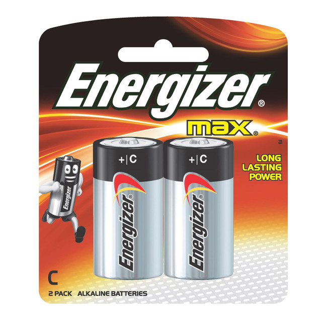 Energizer Max C 2 Pack Alkaline Batteries