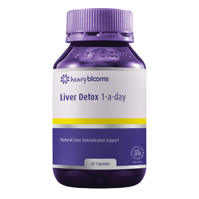 Henry Blooms Liver Detox 1-A-Day 60 Vege Caps