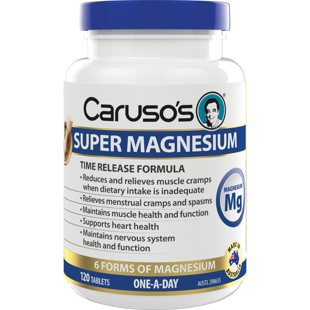 Caruso's Super Magnesium 120 Tablets Caruso's Super Magnesium 120 Tablets