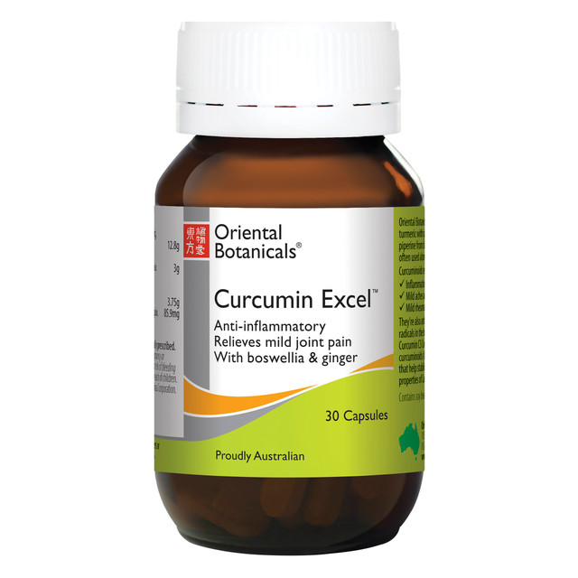 Oriental Botanicals Curcumin Excel 30 Capsules