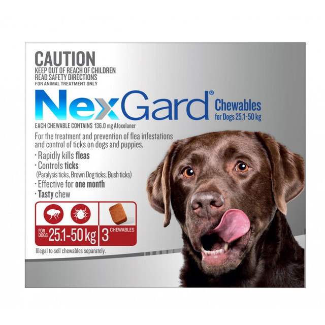 Nexgard Dog 25.1-50kg 3 Pack