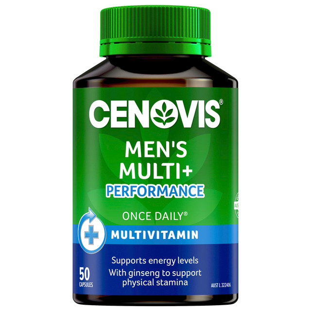 Cenovis Men's Multi + Performance 50 Capsules