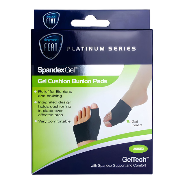 Neat Feat Spandex Gel Cushion Bunion Pads Large Neat Feat Spandex Gel Cushion Bunion Pads Large