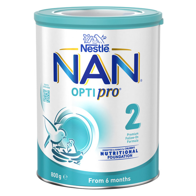 Nestle NAN OPTIPRO 2 Follow-on Baby Formula From 6 to 12 Months 800g Nestle NAN OPTIPRO 2 Follow-on Baby Formula From 6 to 12 Months 800g
