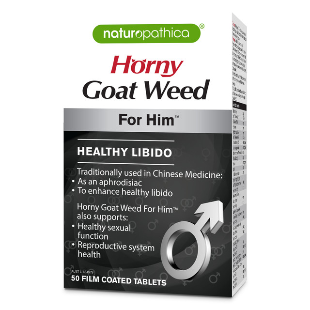 Naturopathica Horny Goat Weed For Him 50s