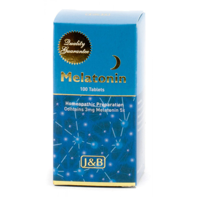 Melatonin 3mg Homeopathic Preparation 100 Tablets
