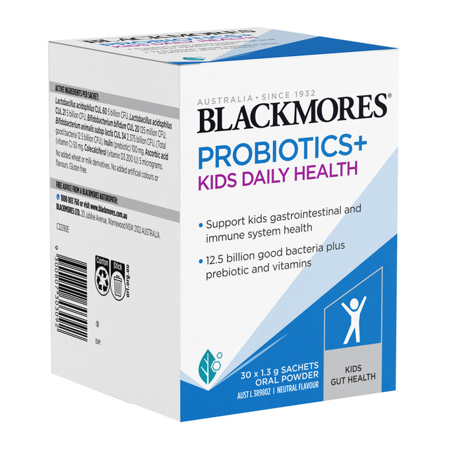Blackmores Probiotics + Kids Daily Health Powder 30 Pack