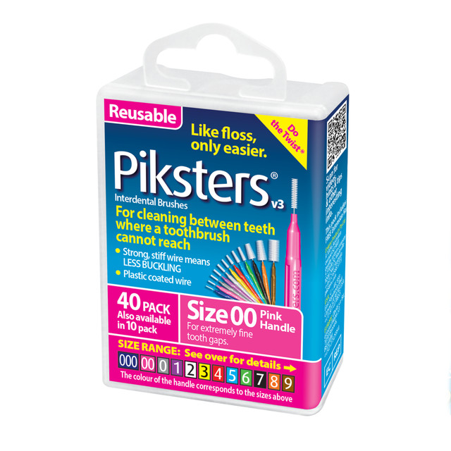 Piksters® Interdental Brushes Pink Size 00 40pk