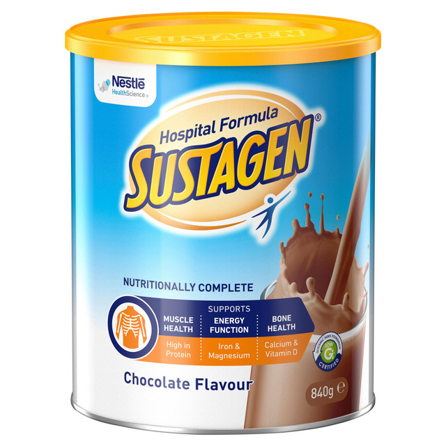 SUSTAGEN® Hospital Formula Chocolate 840g Powder Nutritional Supplement SUSTAGEN® Hospital Formula Chocolate 840g Powder Nutritional Supplement