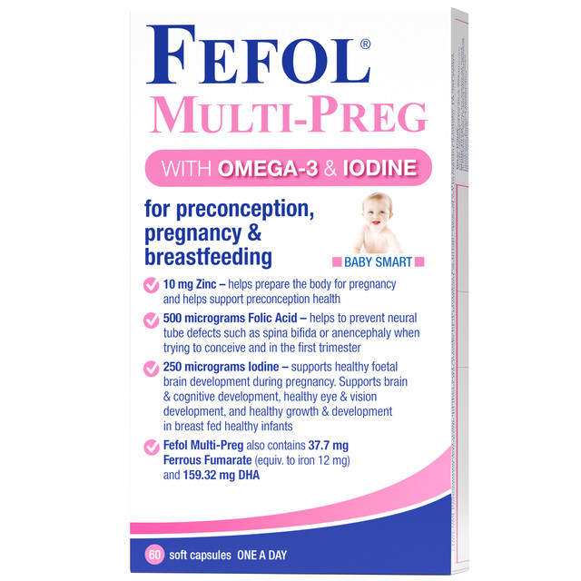 Fefol Multi-Preg 60 Capsules 
