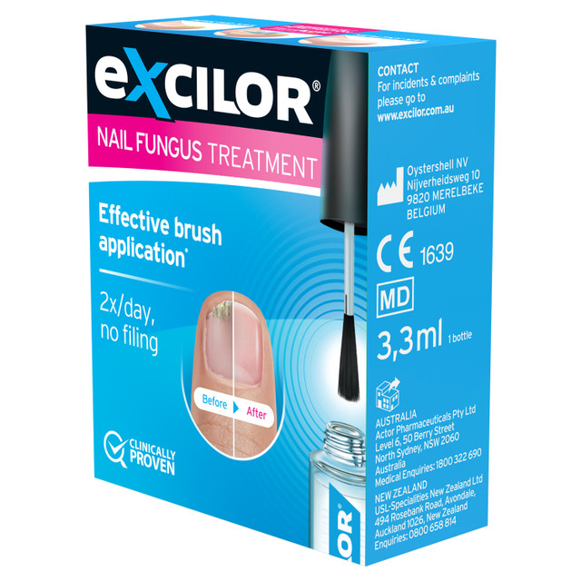 Excilor Treatment for Fungal Nail Infection Solution 3.3mL